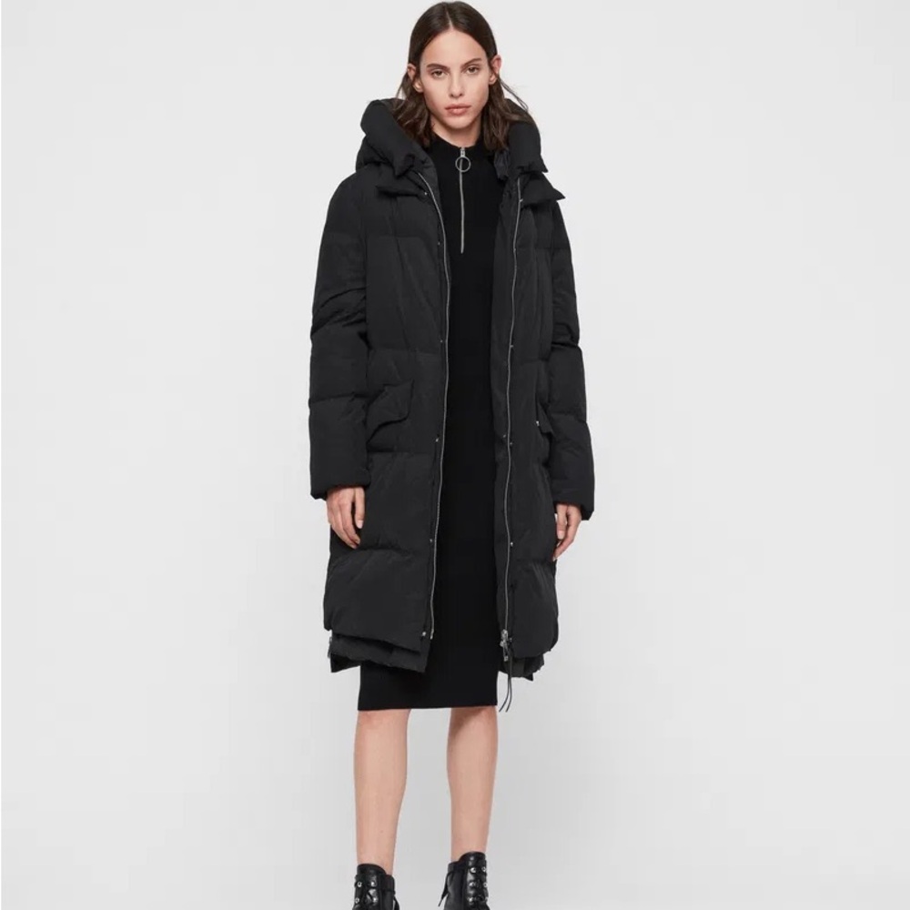 All Saints Ester Parka Puffer Coat - Picture 3 of 7
